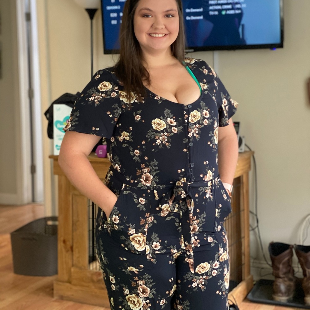 Floral jumpsuit